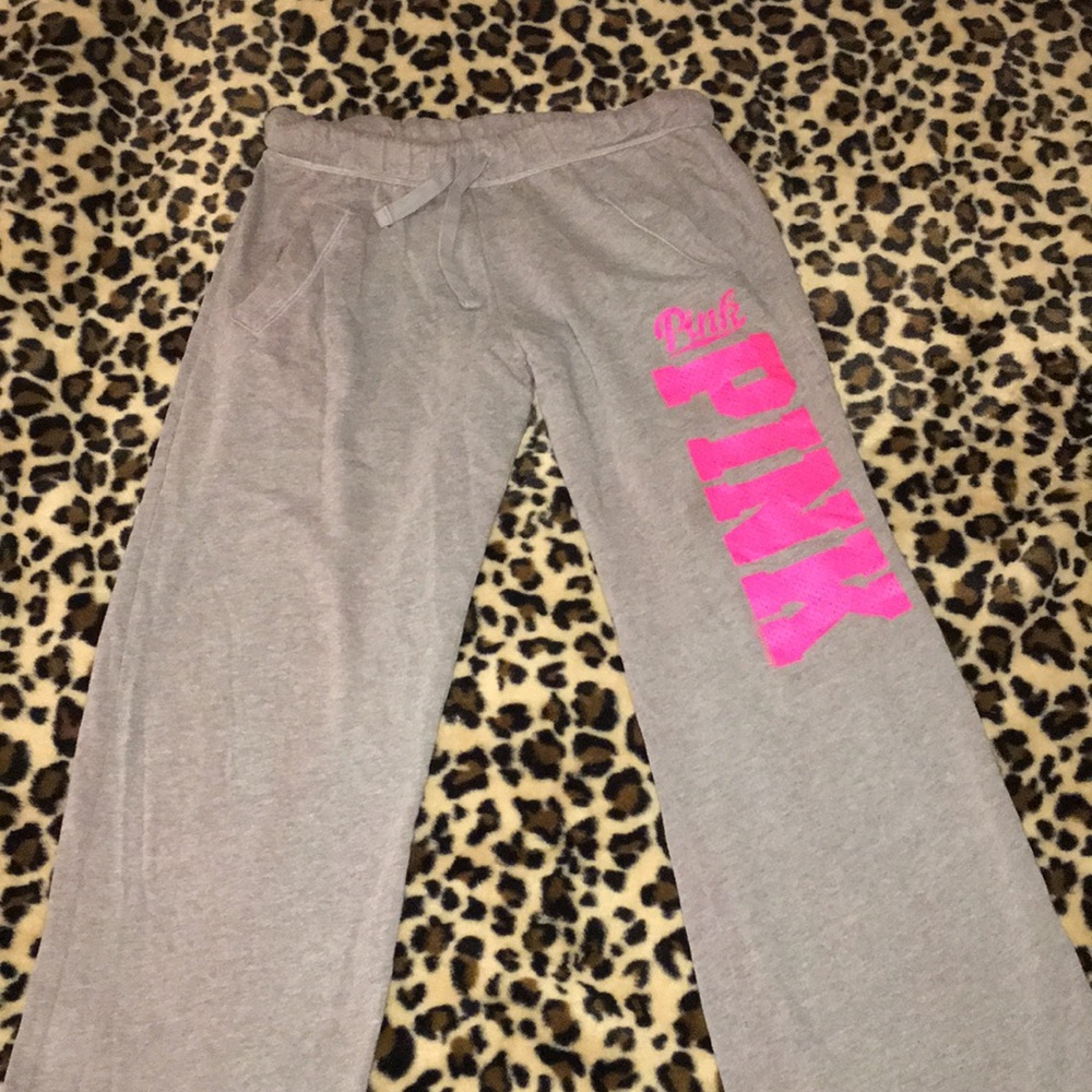 Victoria’s Secret PINK Wide Leg Sweat Pants